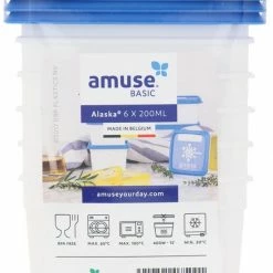 Amuse® | Klein Diepvriesdoosje Alaska 200ml | 12 Stuks | Bewaardoos | Klein Vershouddoosje -SolisVac Plus Shop 550x798