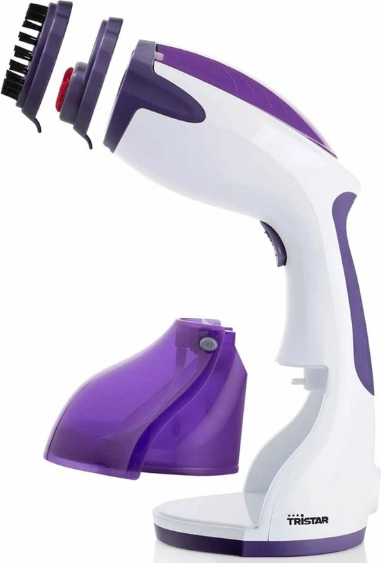 Tristar ST-8916 Kledingstomer – Handstomer Voor O.a Kleding En Meubels - 2 Opzetborstels - Paars/Wit 17 Tristar ST-8916 Kledingstomer – Handstomer Voor O.a Kleding En Meubels - 2 Opzetborstels - Paars/Wit - Afbeelding 17
