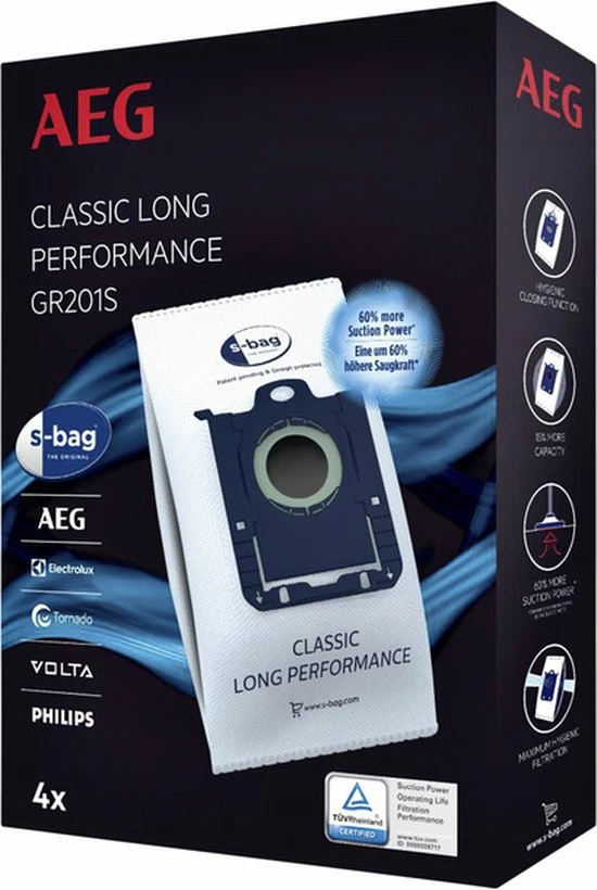 AEG GR201S - Stofzuigerzakken - Stofzuigerzakken Aeg - 4 Stuks 10 AEG GR201S - Stofzuigerzakken - Stofzuigerzakken Aeg - 4 Stuks - Afbeelding 10