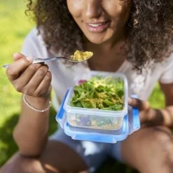 Tefal MasterSeal Fresh Mealprep Set - 5 X 800ml - Blauw -SolisVac Plus Shop 550x823