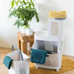 Sens Design Wasmanden Met Deksel - Wassorteerder 3 Vakken Op Wieltjes 30 Sens Design Wasmanden Met Deksel - Wassorteerder 3 Vakken Op Wieltjes -SolisVac Plus Shop 550x824 6