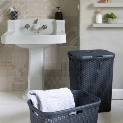 Curver Style Wasmand - 45L - 2 Stuks - Antraciet 6 Curver Style Wasmand - 45L - 2 Stuks - Antraciet -SolisVac Plus Shop 550x825 36