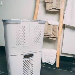 Sens Design Wasmanden Met Deksel - Wassorteerder 3 Vakken Op Wieltjes 40 Sens Design Wasmanden Met Deksel - Wassorteerder 3 Vakken Op Wieltjes -SolisVac Plus Shop 550x825 43