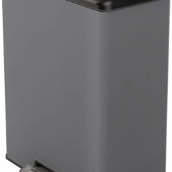 Curver Deco Bin Prullenbak - 65L - Rechthoekig - Cool Grey