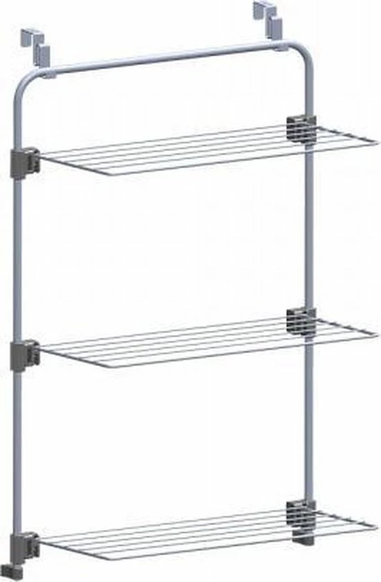 Tomado - Metaltex Metaltex Gale Droogrek - 11m Drooglengte - Ophangbaar Aan Deur - Zilvergrijs 10 Tomado - Metaltex Metaltex Gale Droogrek - 11m Drooglengte - Ophangbaar Aan Deur - Zilvergrijs - Afbeelding 10
